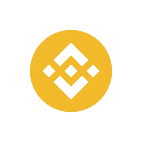 Binance-Logo, das eine Zahlungsmethode für Online-Casinos darstellt.